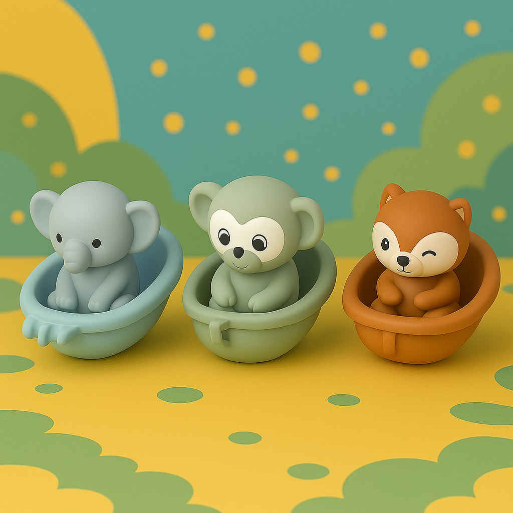 Soft Bath Toys Perfect for Baby Playtime