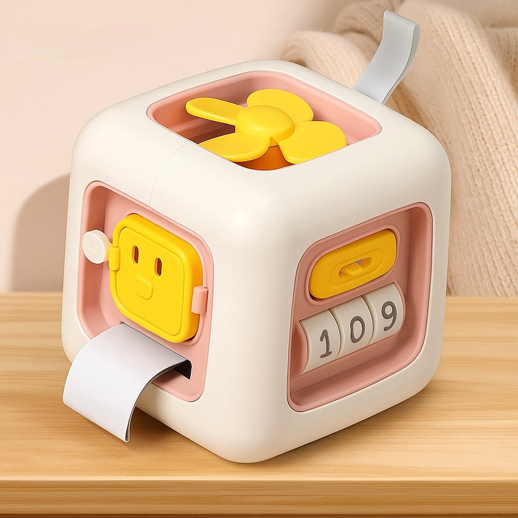 Montessori 6-in-1 Cube – Practice, Play & Learn!