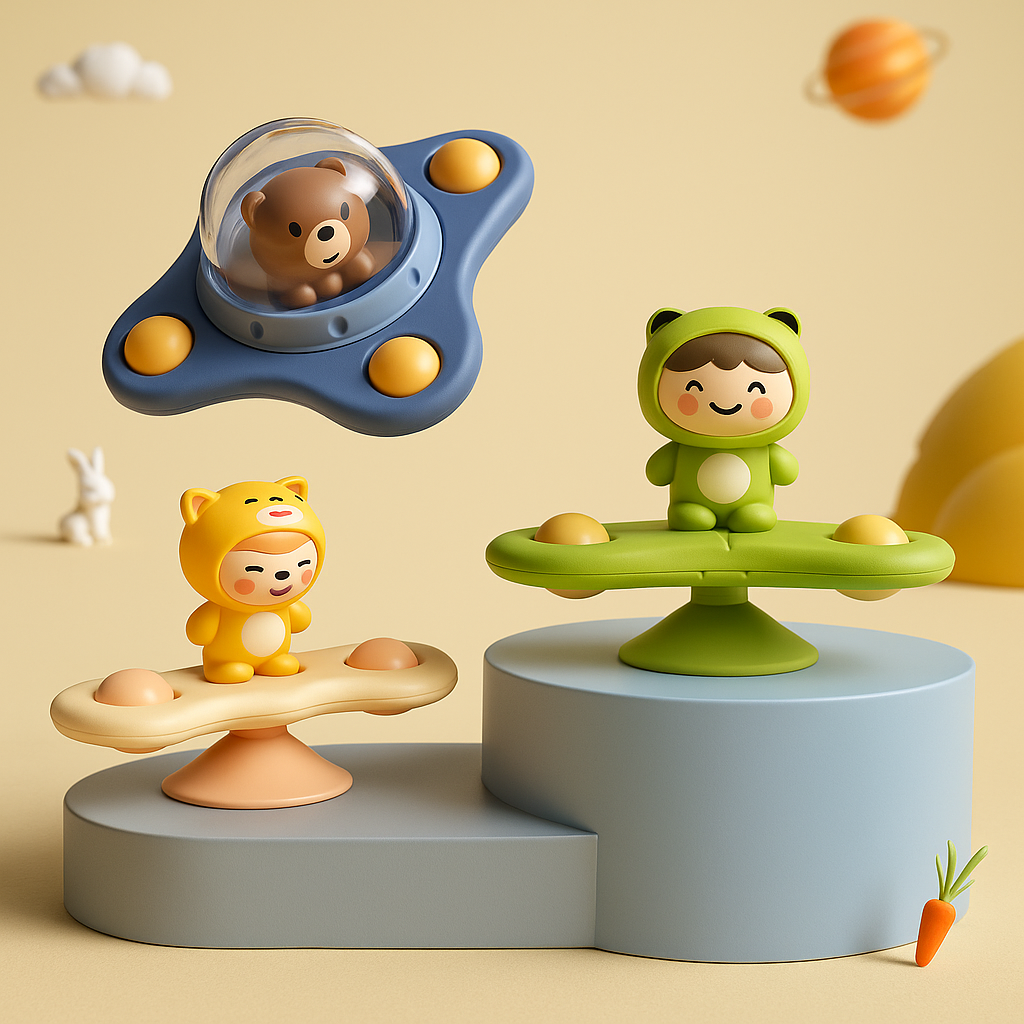 Educational Suction Spinner Set – Fun Learning on the Go!
