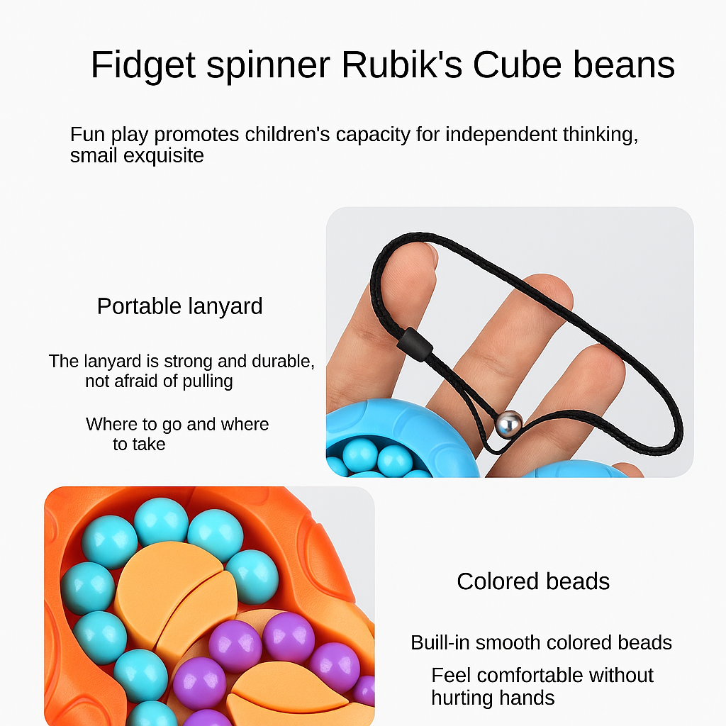 Magic Bean Brain Spinner for Kids