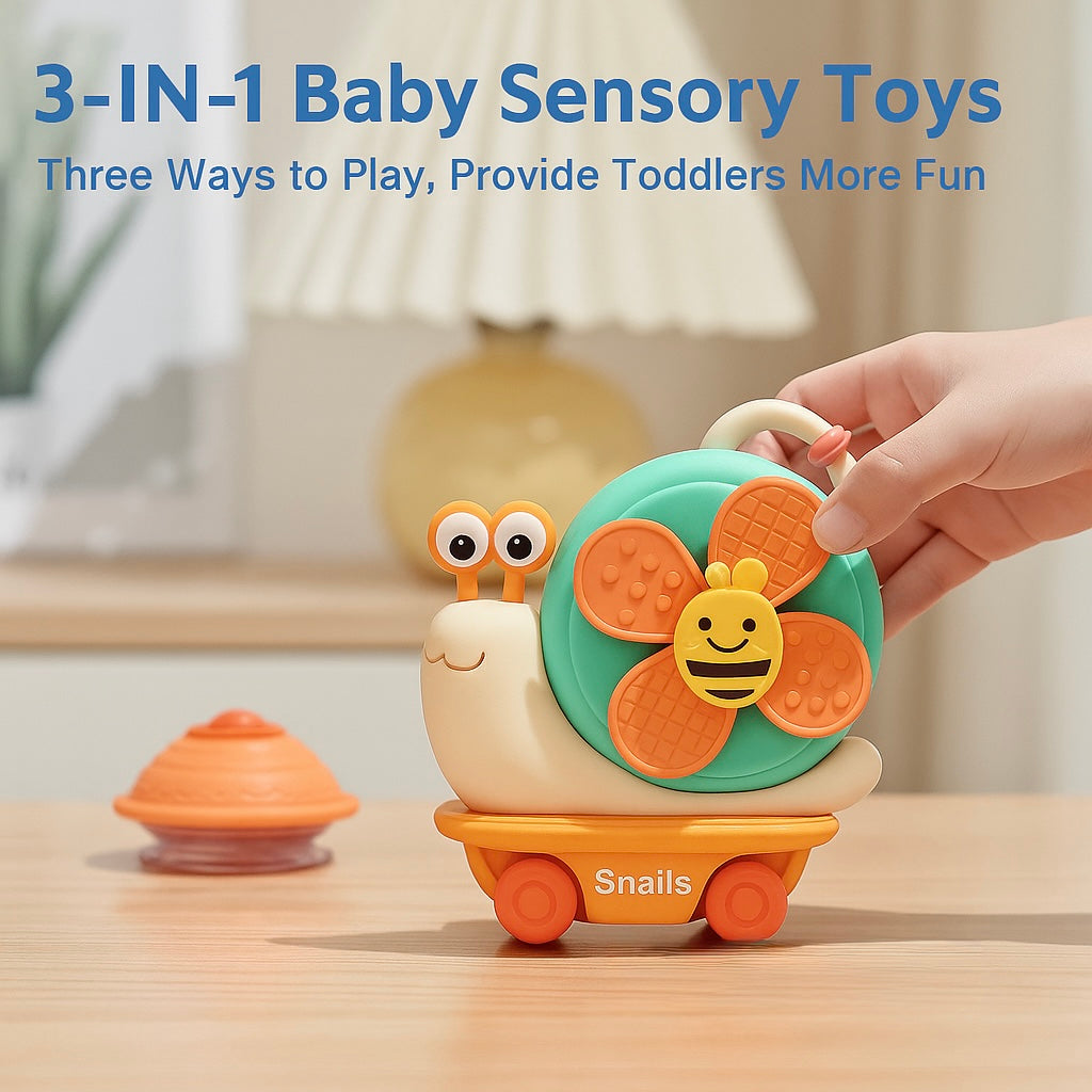 Snail & Windmill Baby Toy