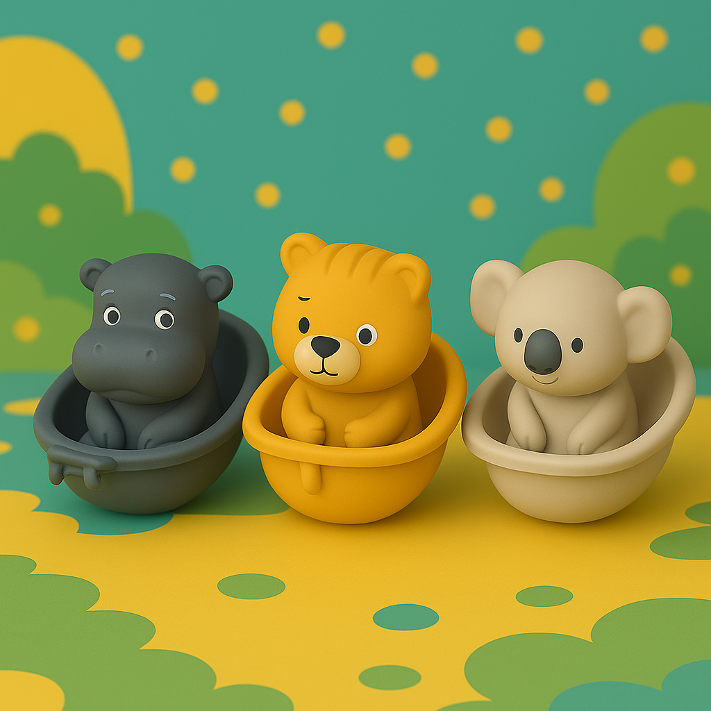 Soft Bath Toys Perfect for Baby Playtime