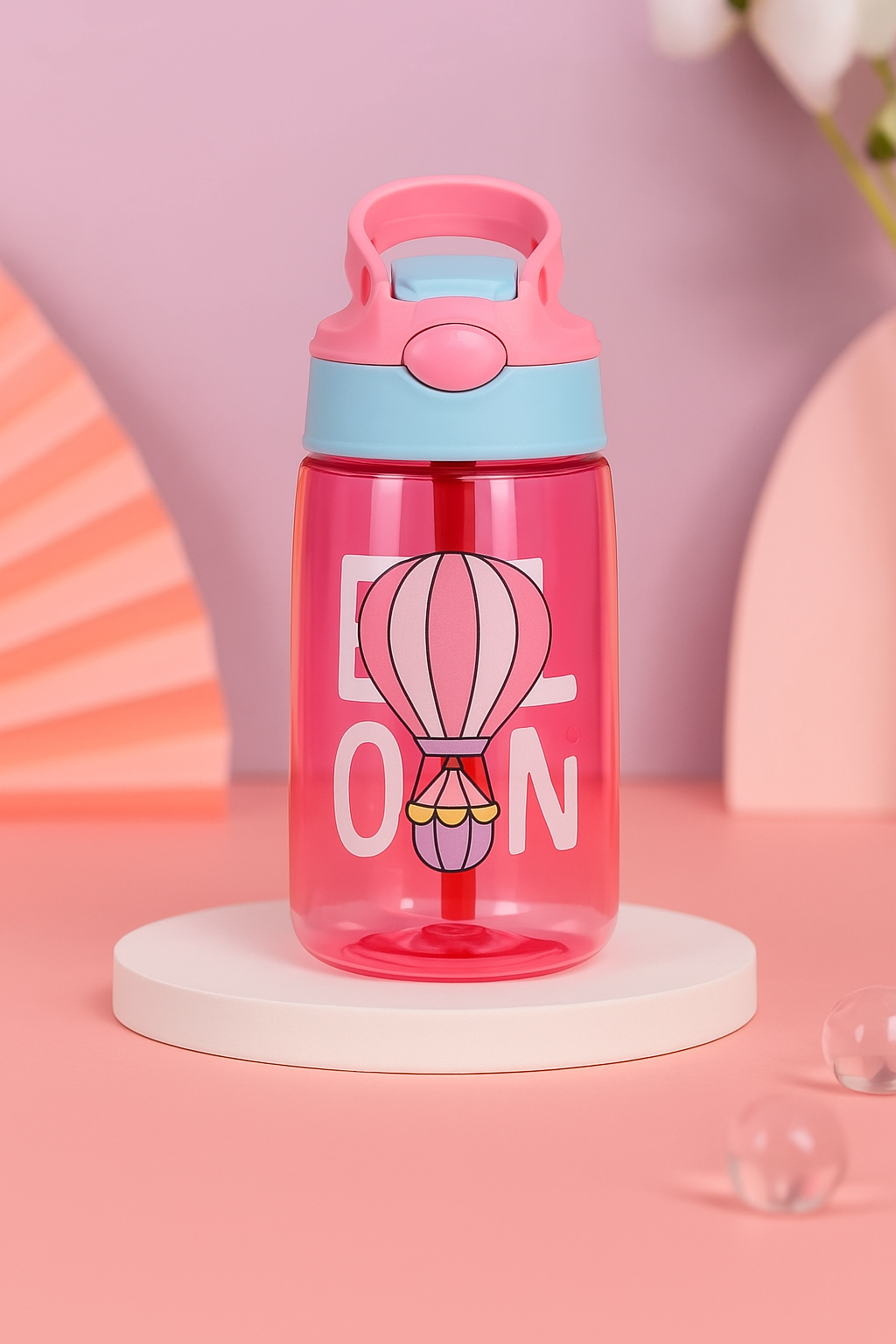 Kids Sippy Cup with Straw & Handle
