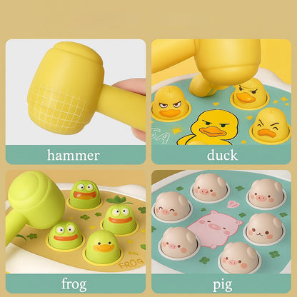 Whack & Learn Puzzle – Duck, Frog & Pig