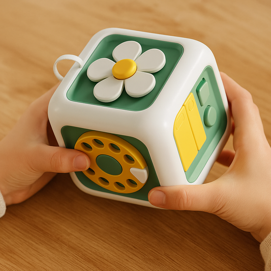 Montessori 6-in-1 Cube – Practice, Play & Learn!
