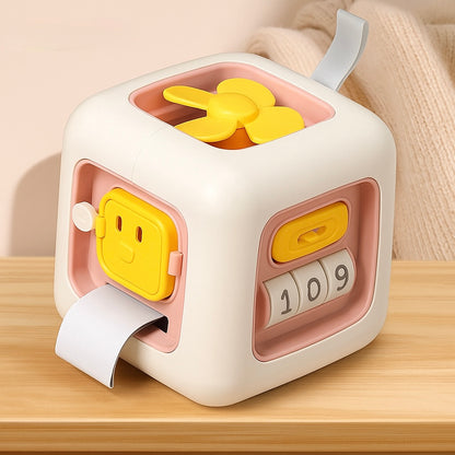 Montessori 6-in-1 Cube – Practice, Play & Learn!