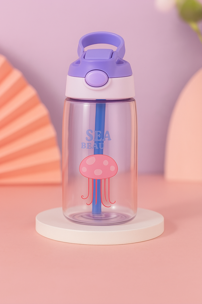 Kids Sippy Cup with Straw & Handle