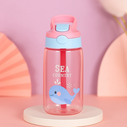 Kids Sippy Cup with Straw & Handle