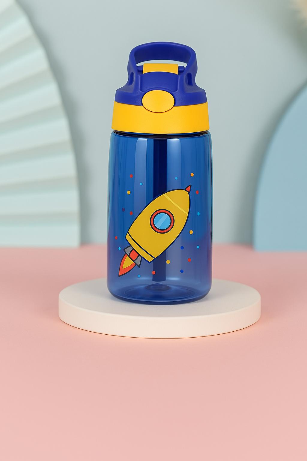 Kids Sippy Cup with Straw & Handle