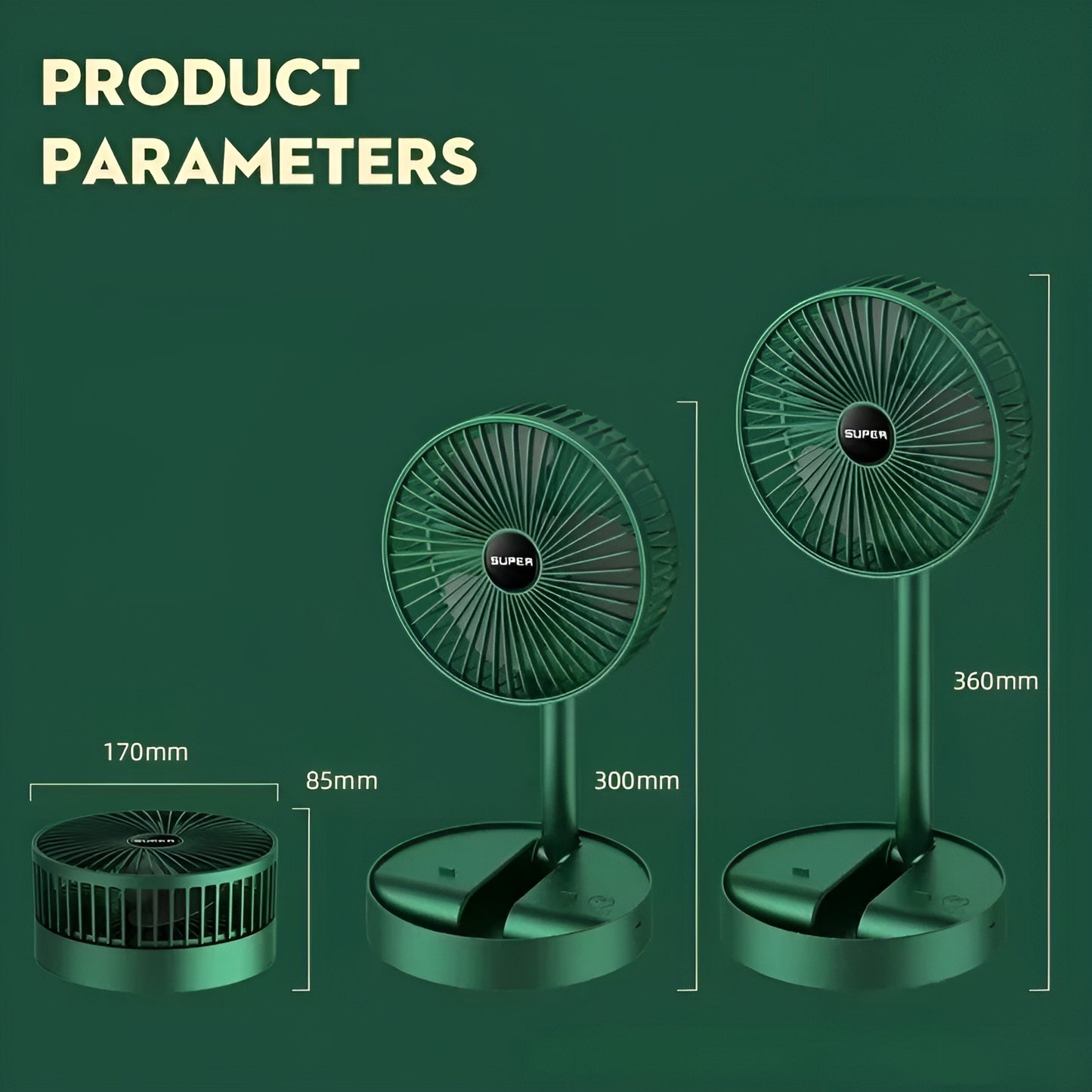 Fold & Go Silent Fan
