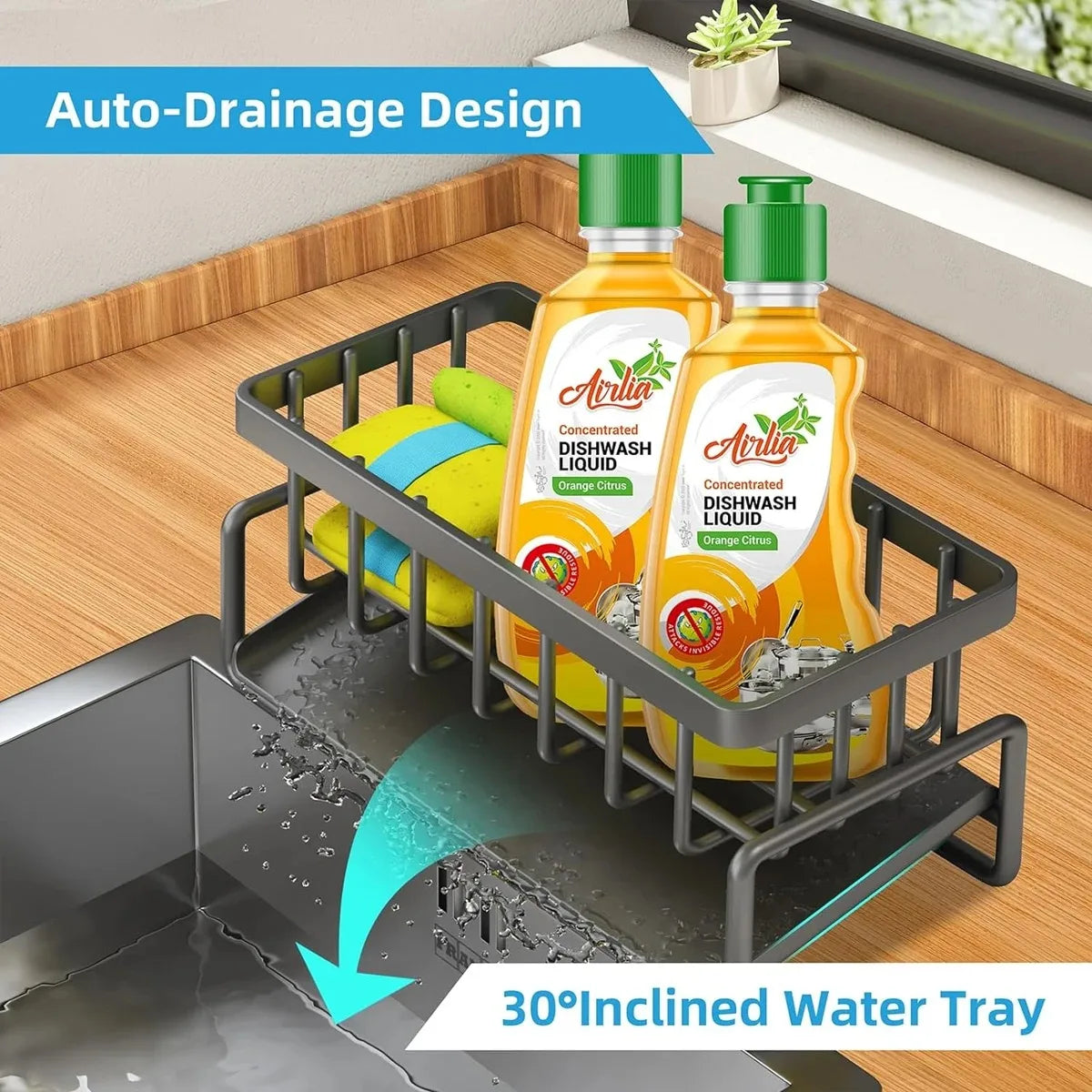 Kitchen Sink Drain Organiser