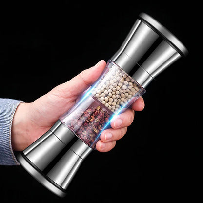 Dual-Head Pepper & Spice Grinder