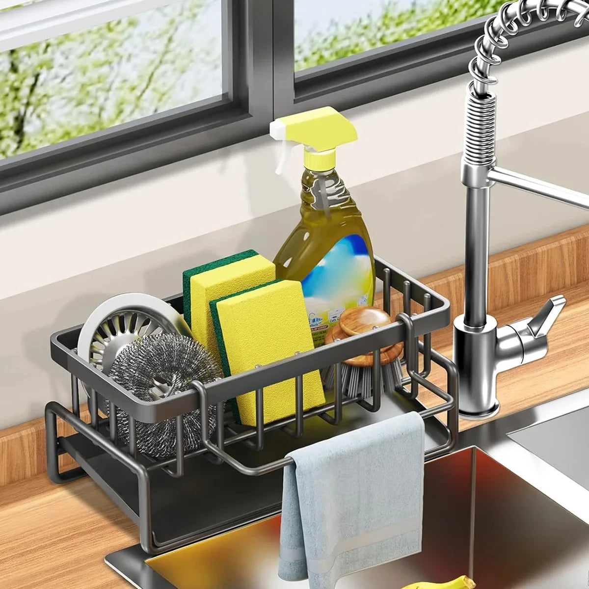 Kitchen Sink Drain Organiser