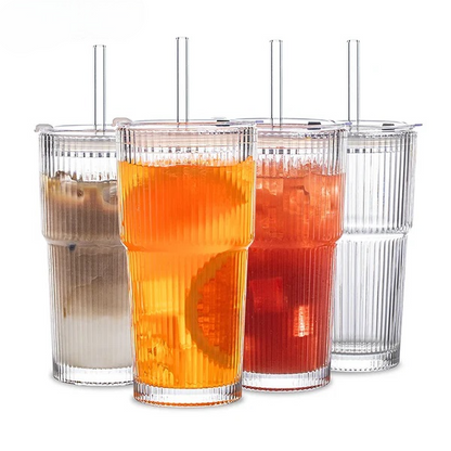 Stripe Glass Cup